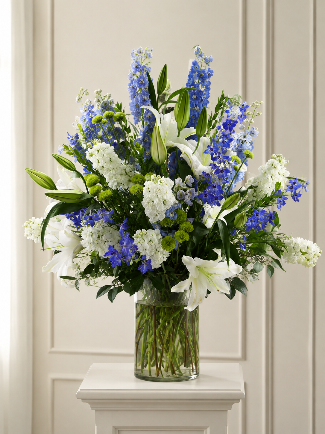 Blue Flower Arrangement #1