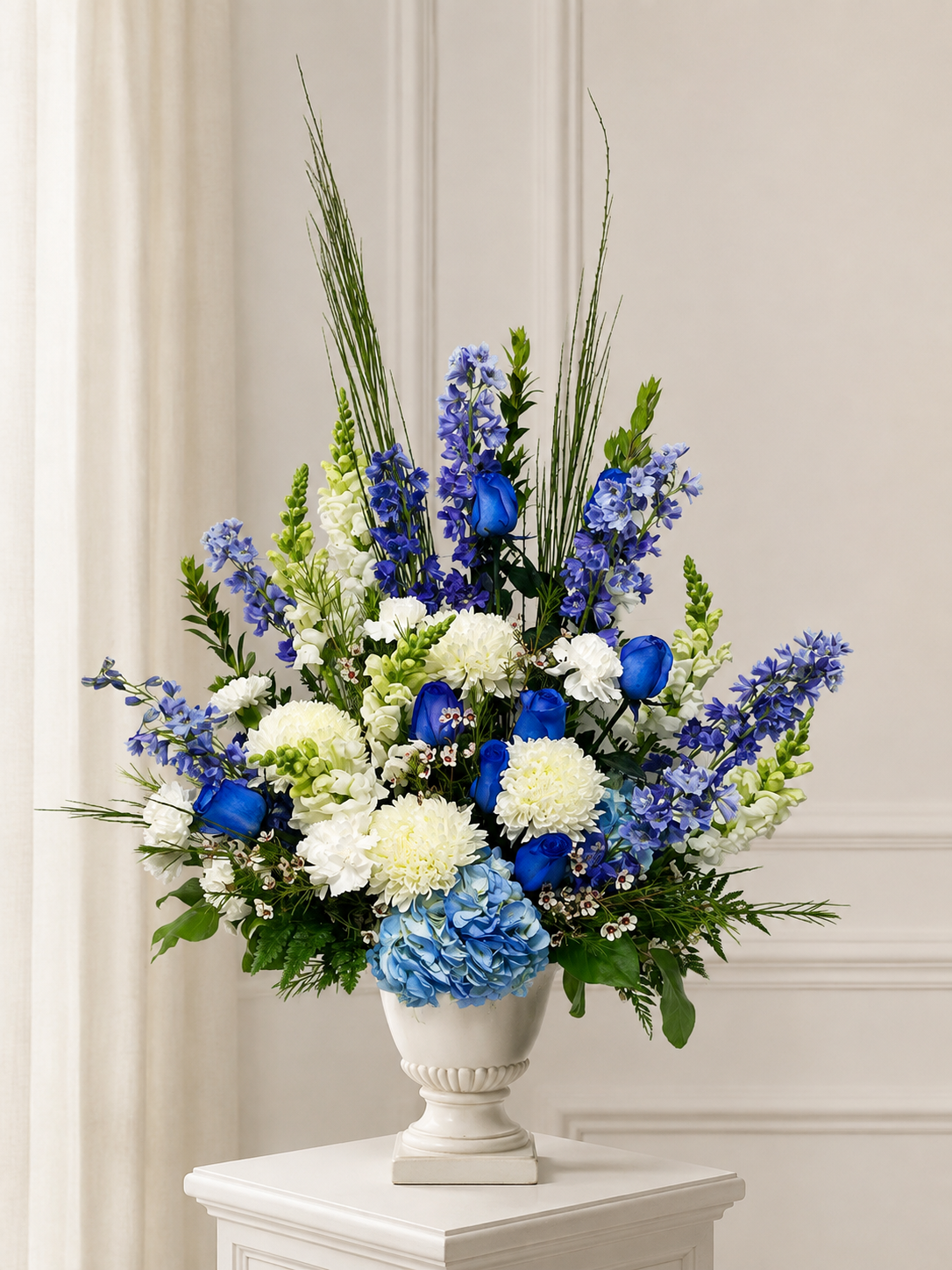 Blue Flower Arrangement #3