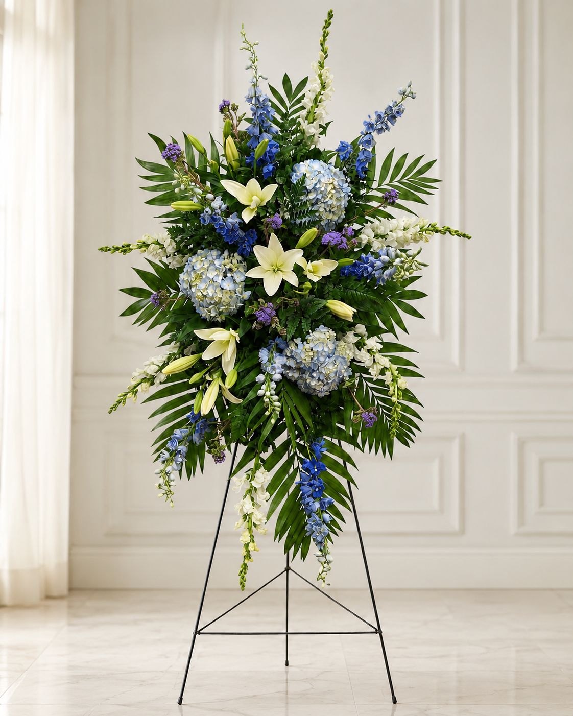 Blue Standing Spray #6