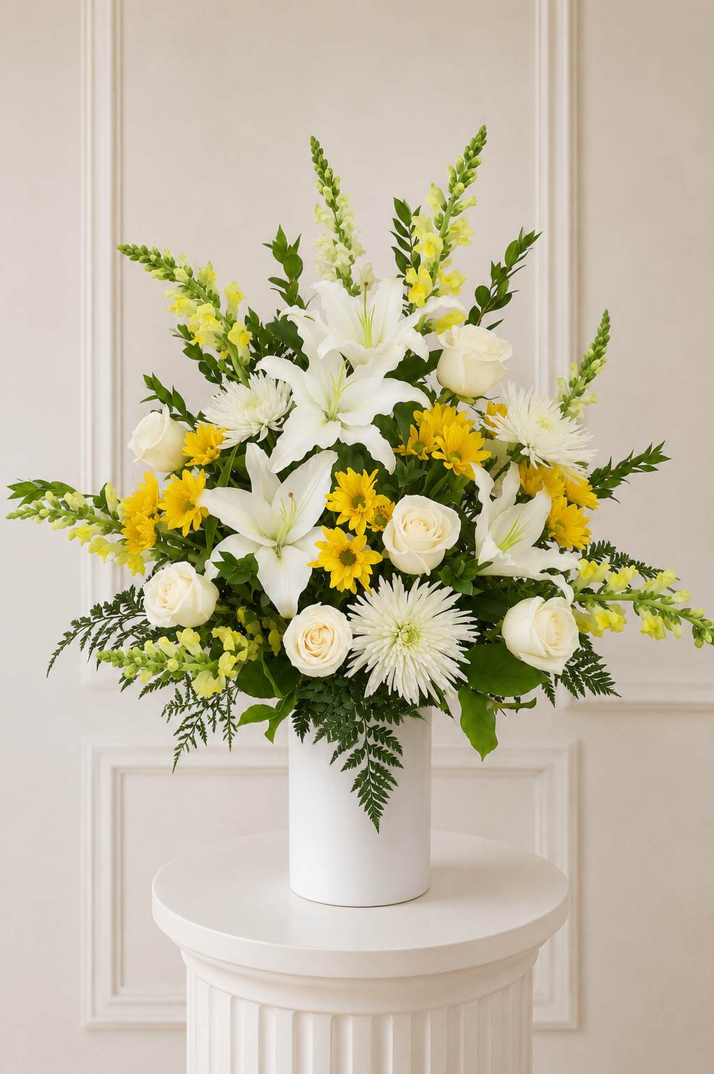 Yellow Designer’s Choice Flower Arrangement