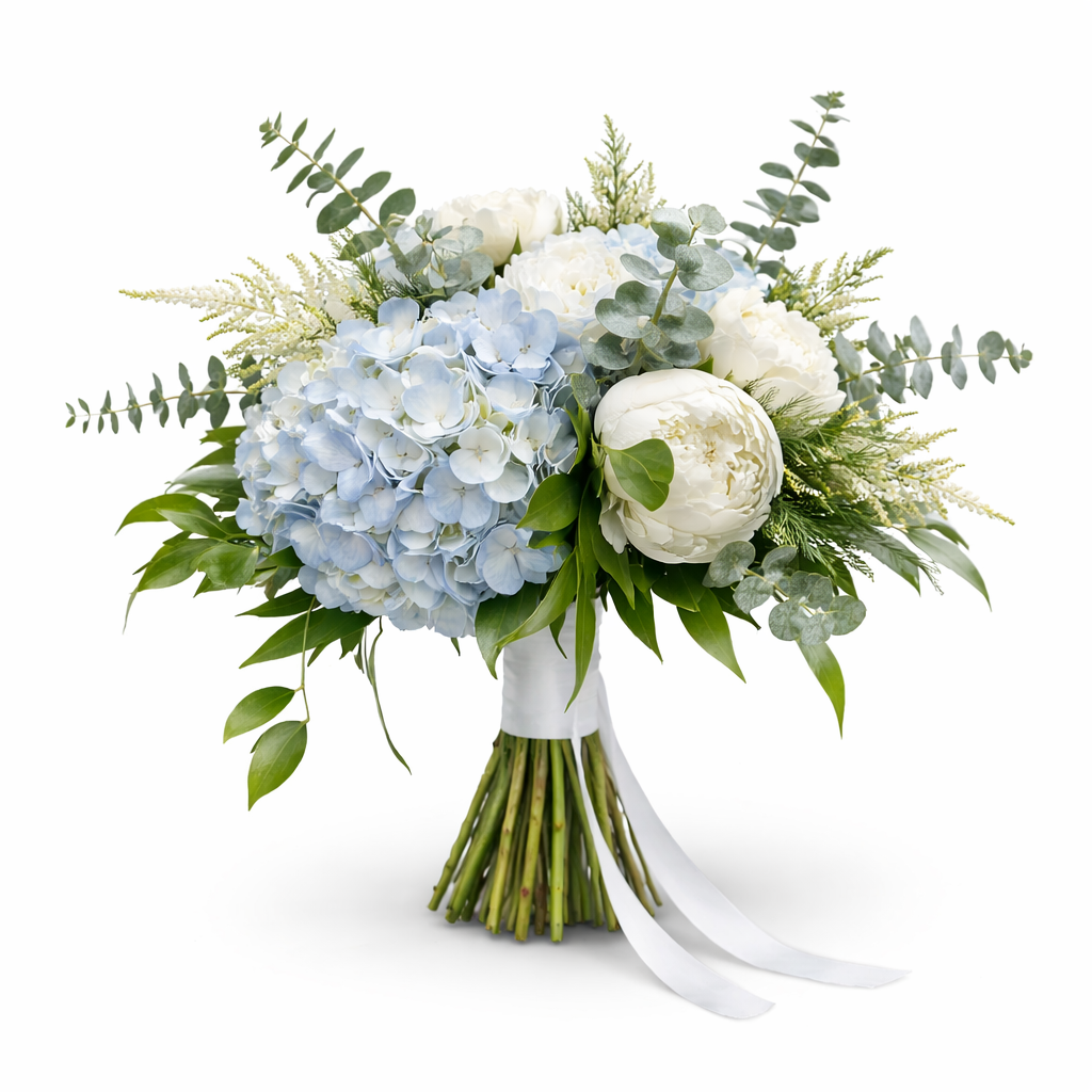 Blue Serenity Bridal Bouquet