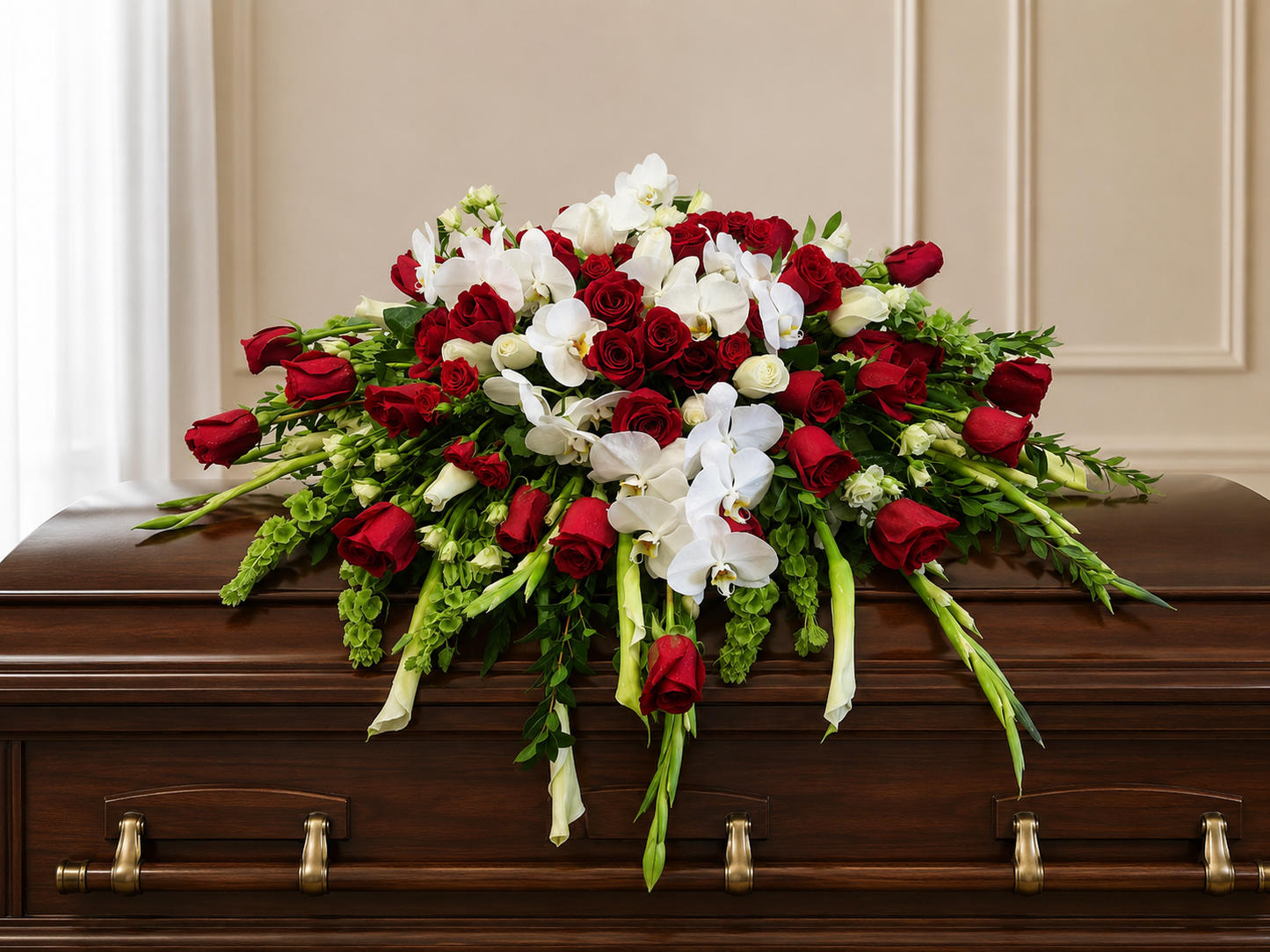 Red Casket Spray #1
