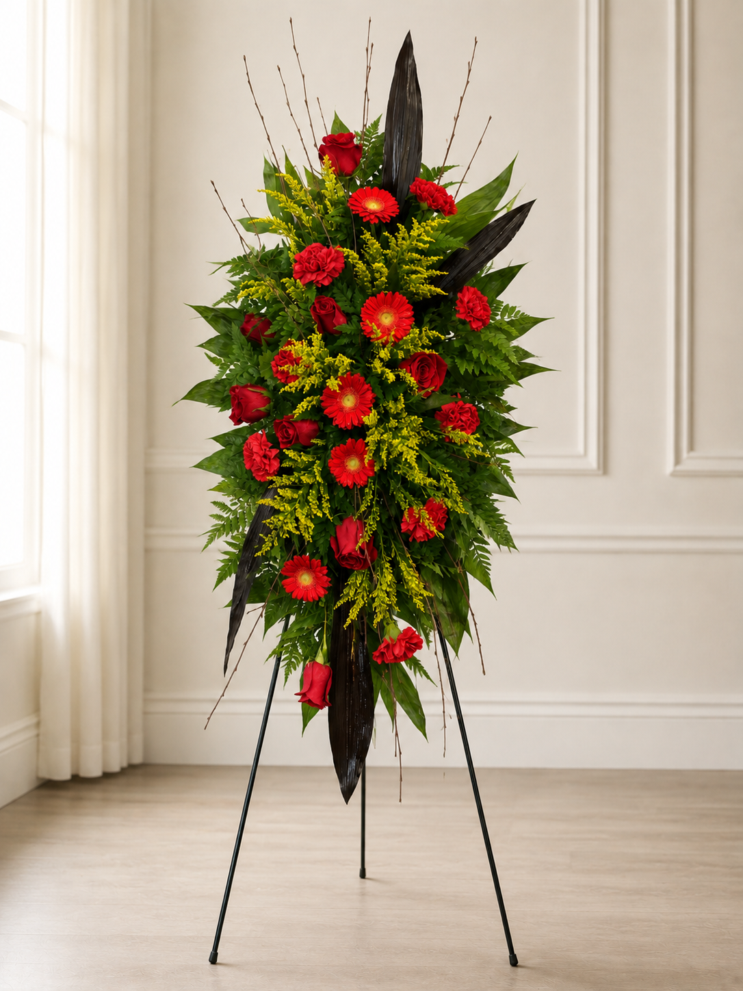Red Standing Spray #5