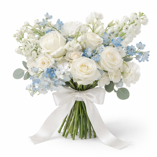 Blue Whisper Bridal Bouquet