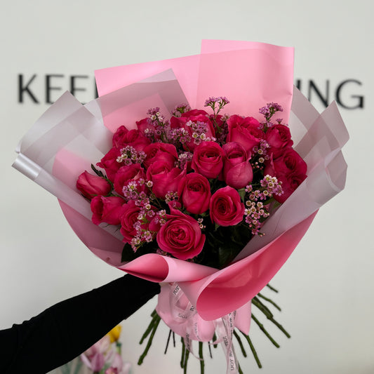 25 Garden Rose Bouquet