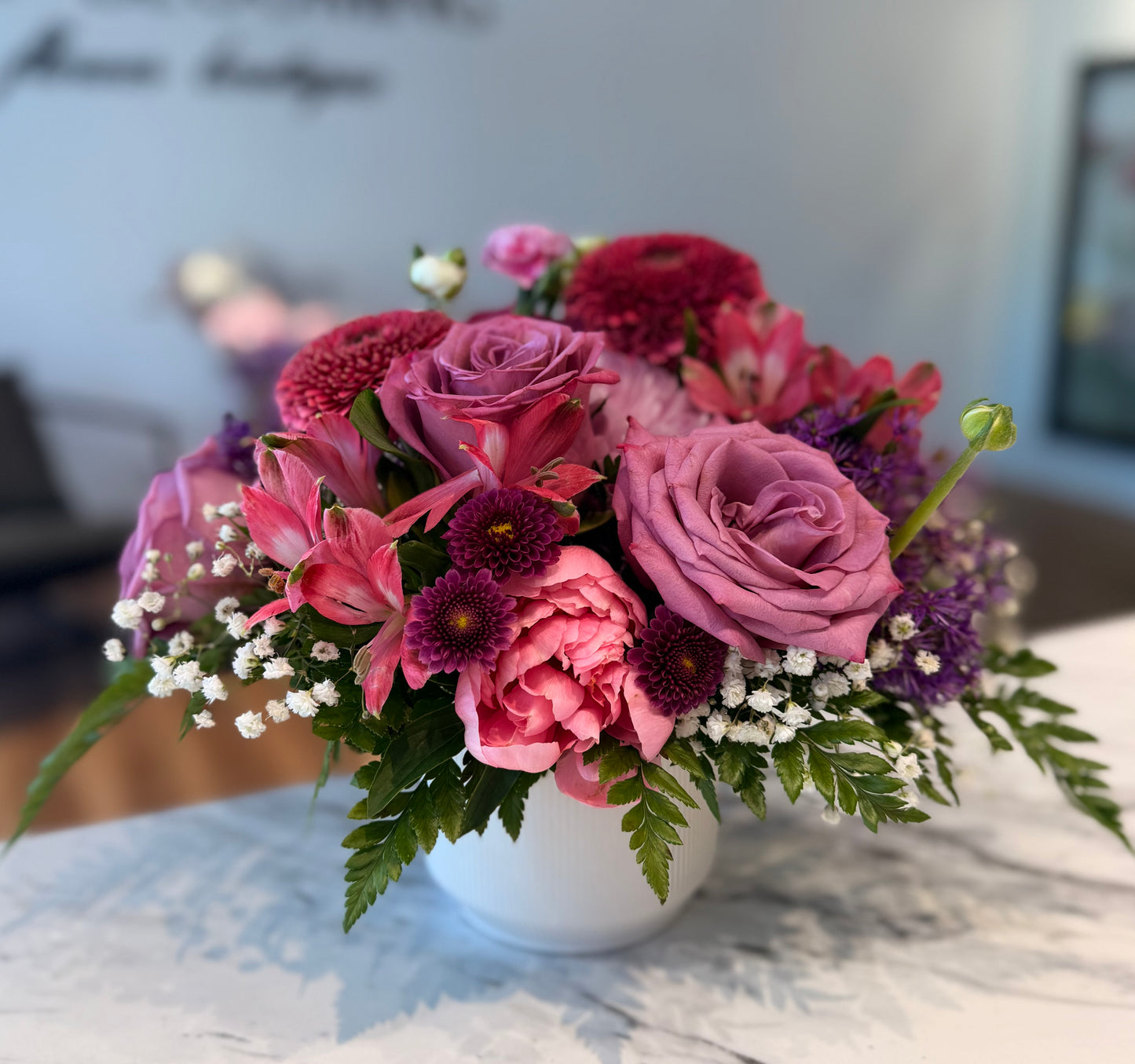 Blooming in Love Vase Arrangement