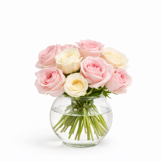 Blush Rose Centerpiece