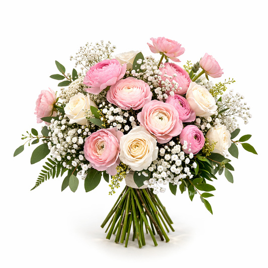Blush Ranunculus Romance Bouquet