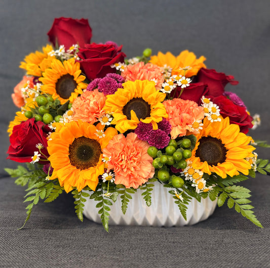 Sun-Kissed Garden Centerpiece