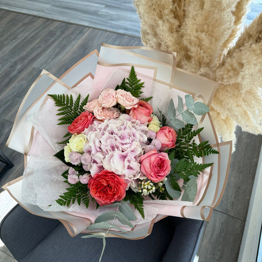 Pink Hydrangea Bouquet