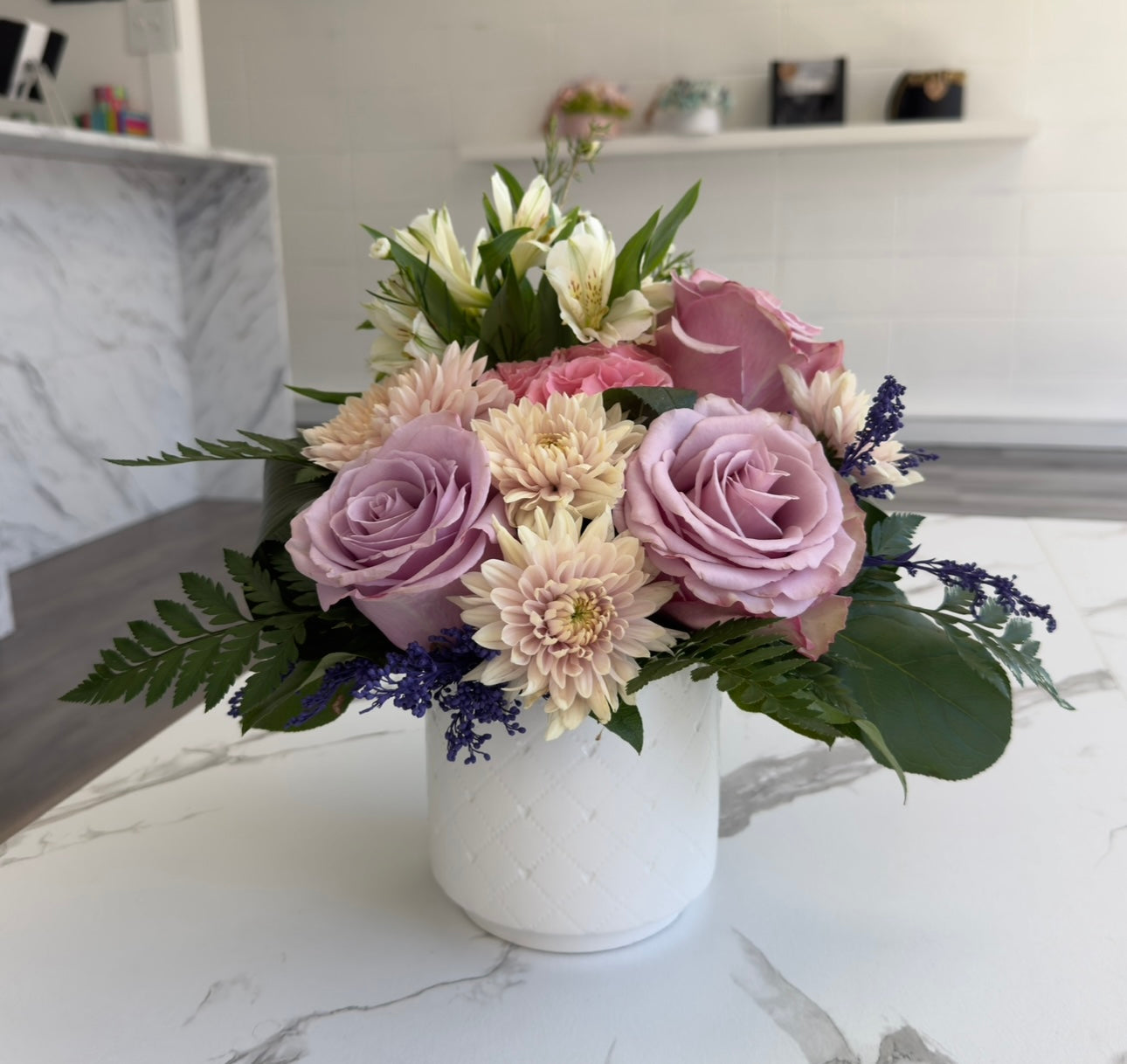 Mix Flower Arrangement in Vase