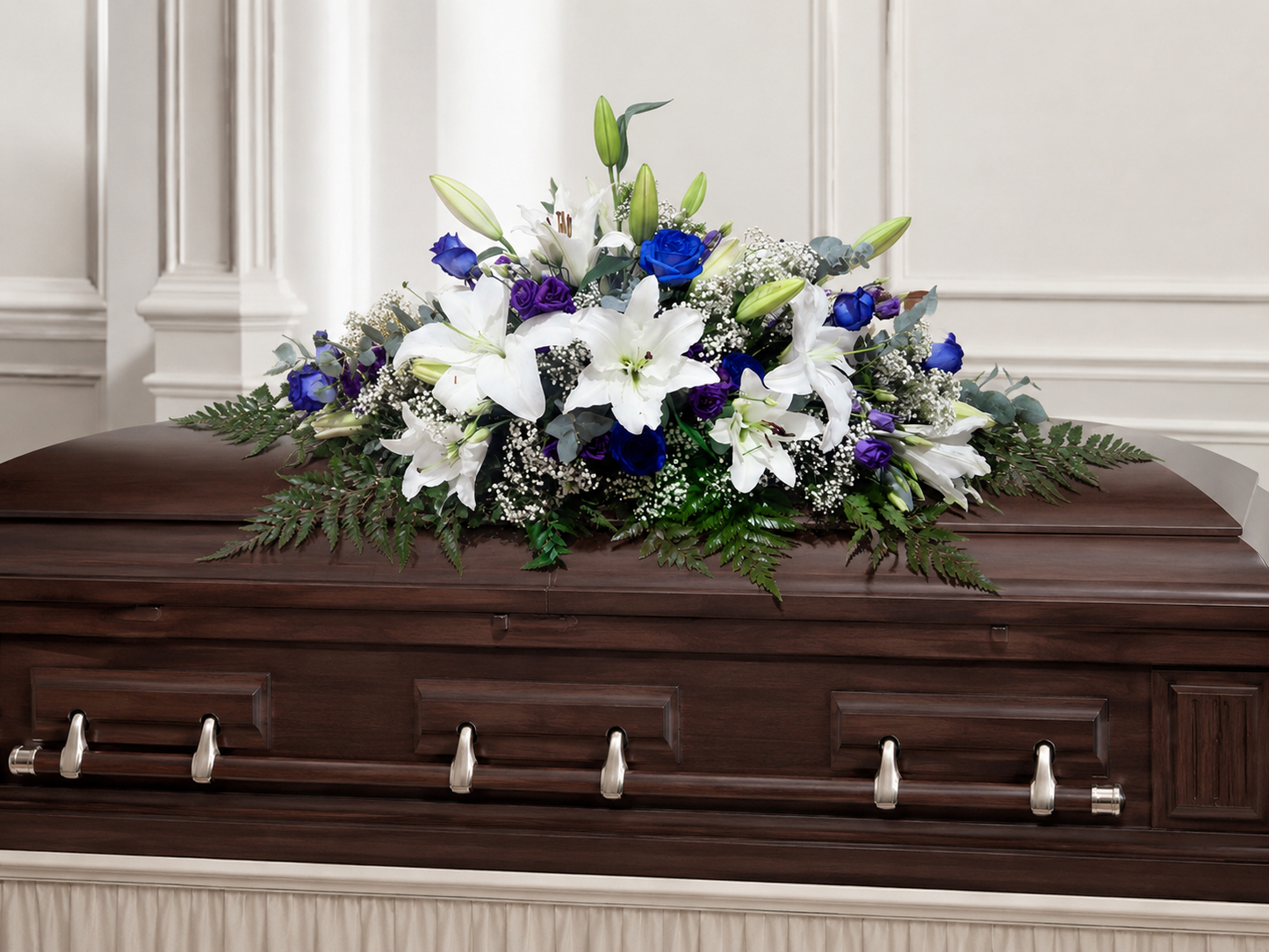 Blue Casket Spray #3