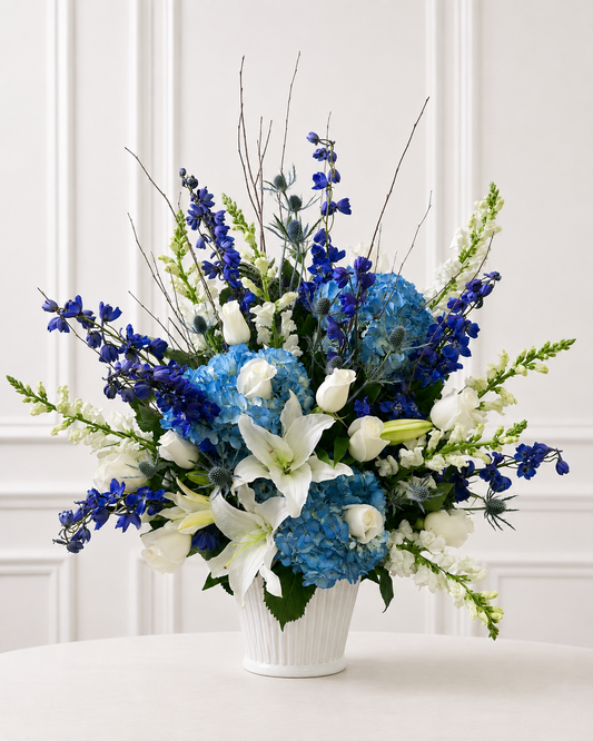 Blue Flower Arrangement #2