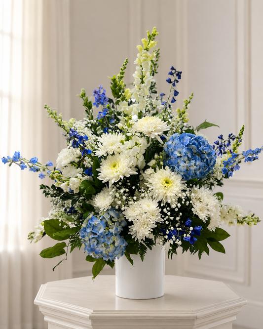 Blue Flower Arrangement #4
