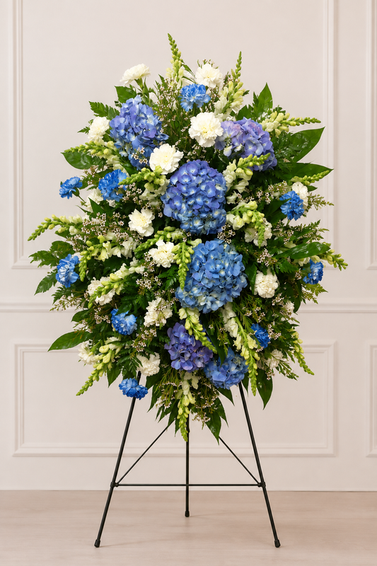 Blue Standing Spray #2