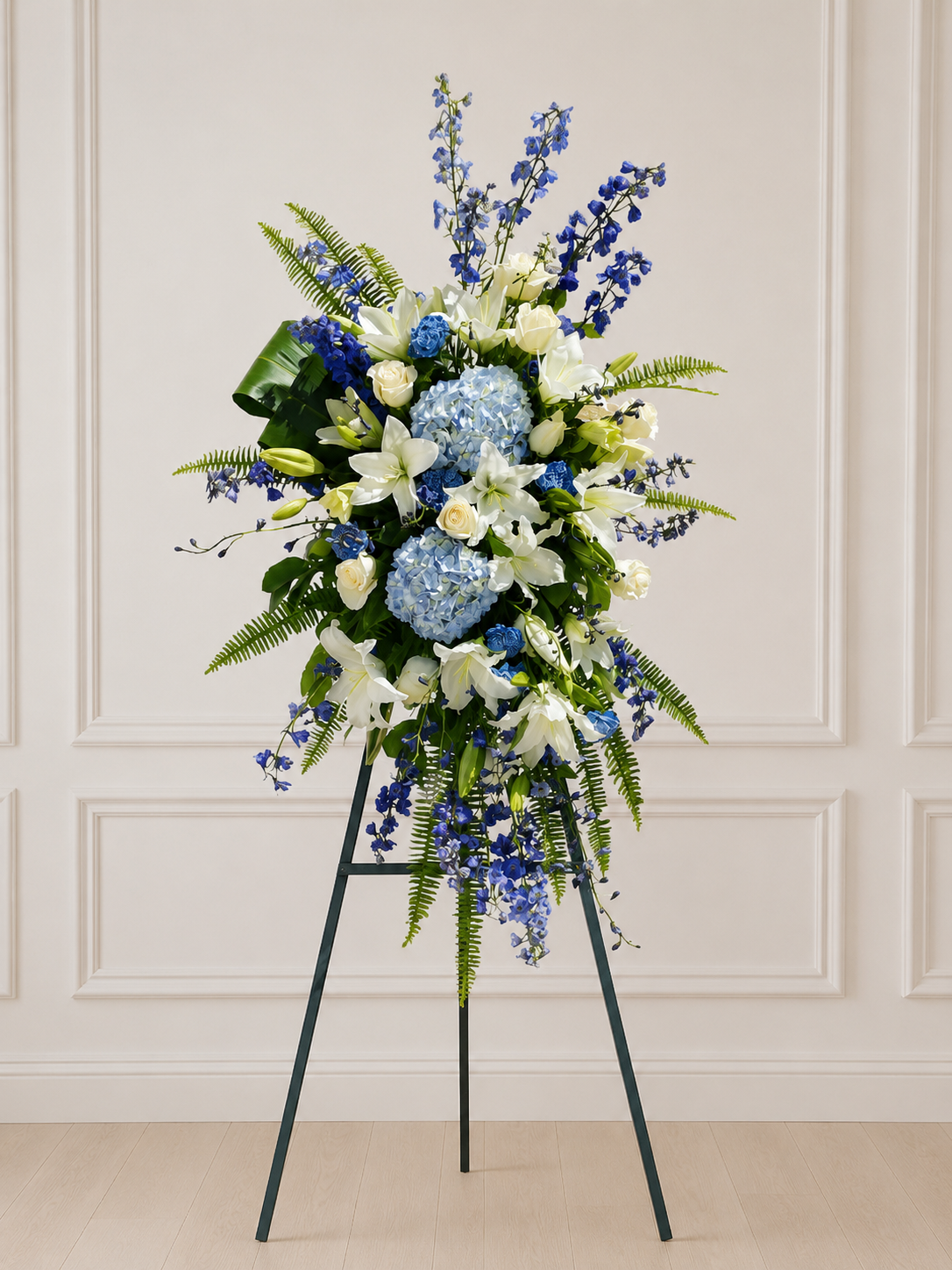 Blue Standing Spray #4