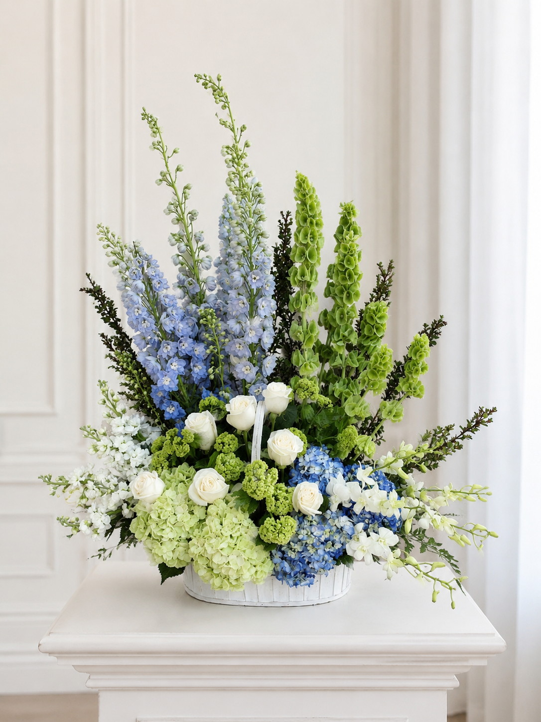Blue Designer’s Choice Flower Arrangement