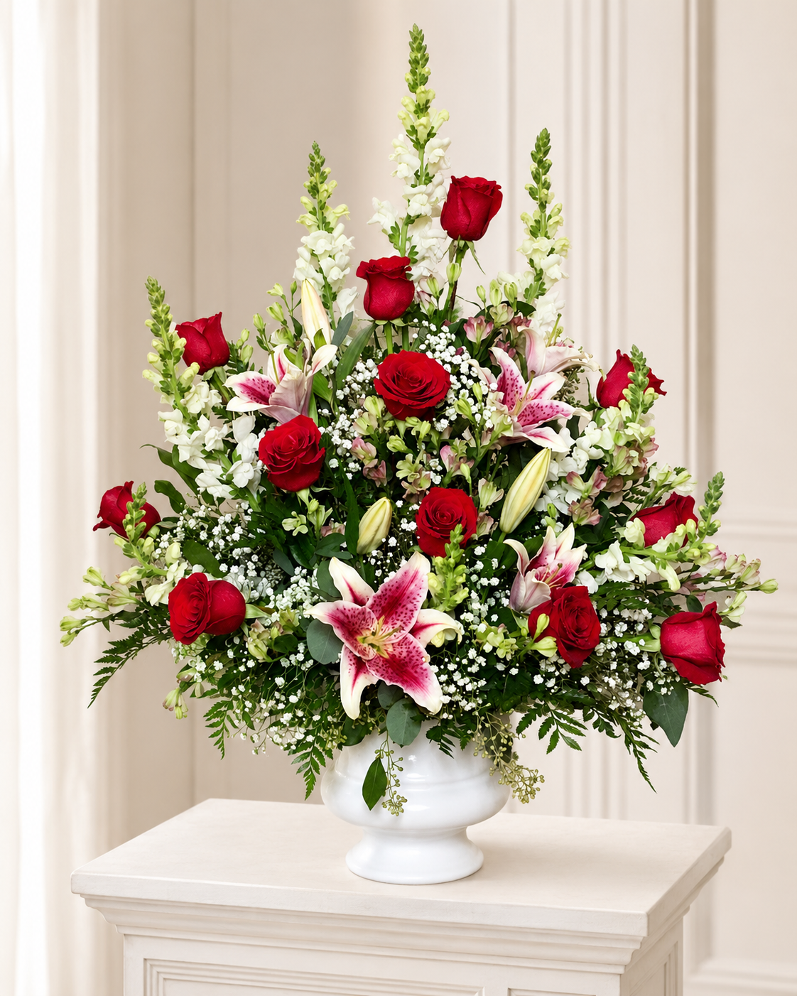 Red Designer’s Choice Flower Arrangement