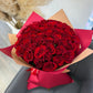 Endless Classic Red Roses - 50 stems