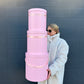 Round Tall Box (Cylinder) - Pink