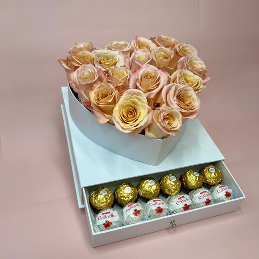 Box with Roses and Sweets