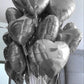 Silver Heart Balloon