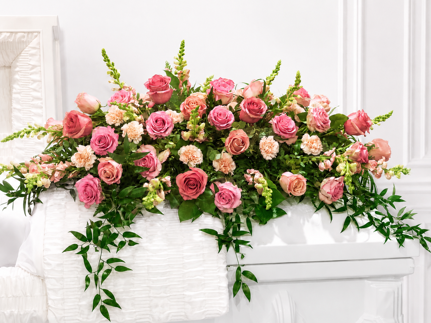 Pink Casket Spray #3