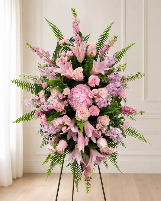 Pink Standing Spray #1
