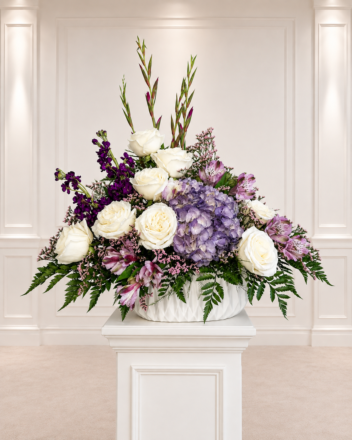 Purple Flower Arrangement #1