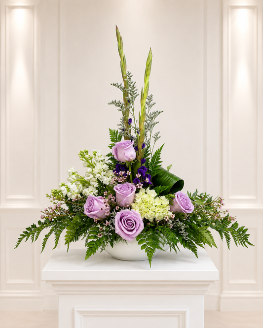 Purple Flower Arrangement #2
