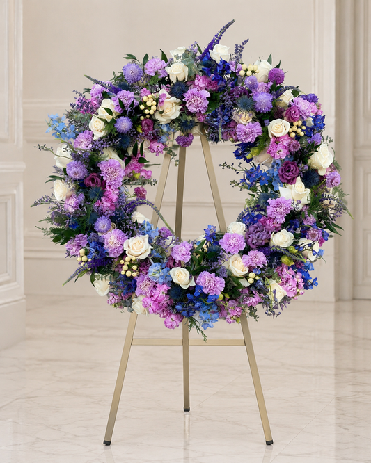 Purple Wreath Designer’s Choice