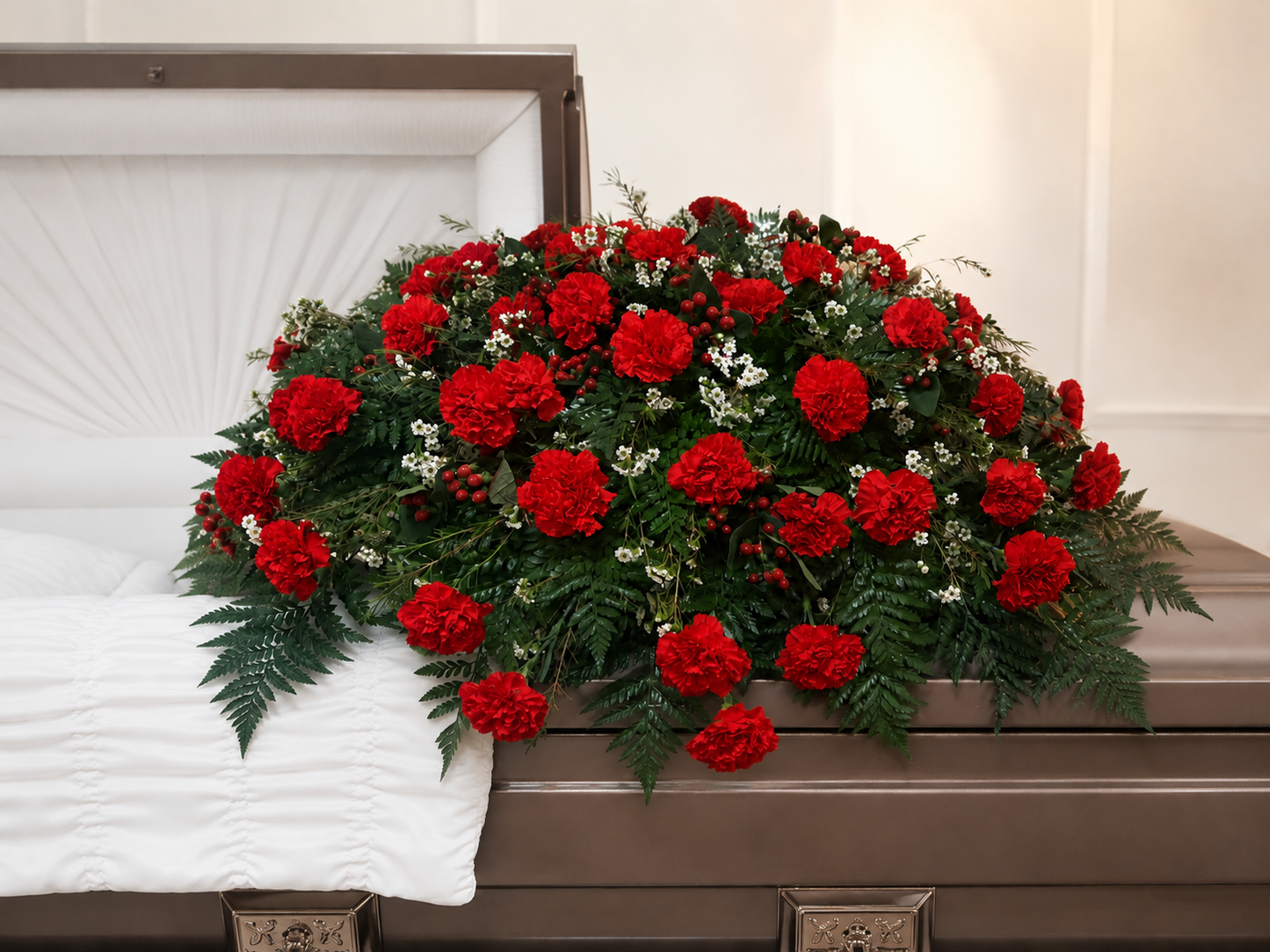 Red Casket Spray #7