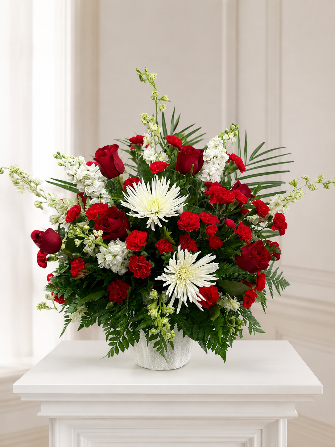 Red Flower Arrangement #2