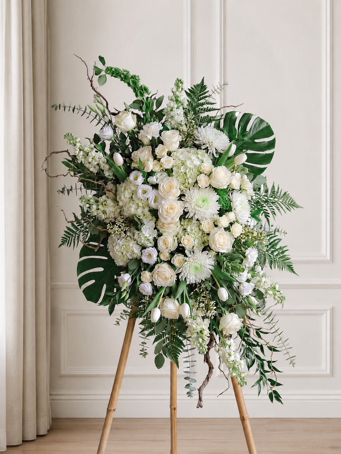 White Standing Spray #1