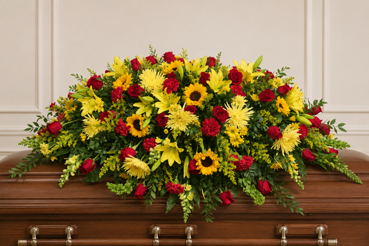 Yellow Casket Spray #1