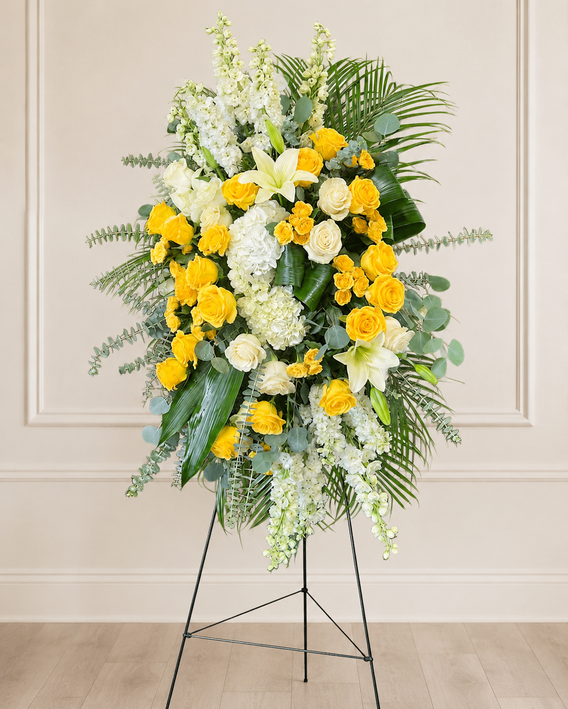 Yellow Standing Spray #1